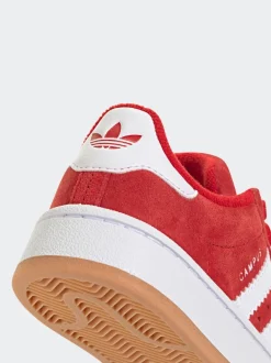 adidas Originals Bright Red Campus 00s Elastic Lace Kids Trainers