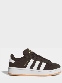 adidas Originals Brown Campus 00s Elastic Lace Kids Trainers