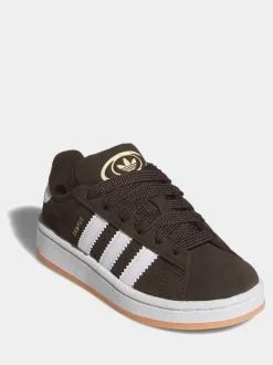 adidas Originals Brown Campus 00s Elastic Lace Kids Trainers