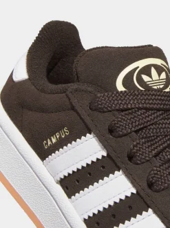 adidas Originals Brown Campus 00s Elastic Lace Kids Trainers