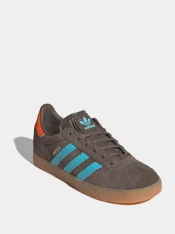 adidas Originals Brown Gazelle Junior Trainers