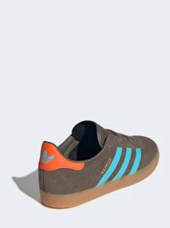 adidas Originals Brown Gazelle Junior Trainers