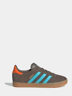 adidas Originals Brown Gazelle Junior Trainers