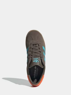 adidas Originals Brown Gazelle Junior Trainers