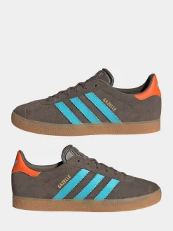 adidas Originals Brown Gazelle Junior Trainers