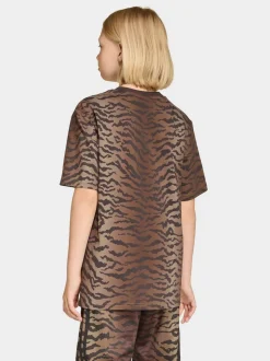 adidas Originals Brown Oversized Animal T-Shirt
