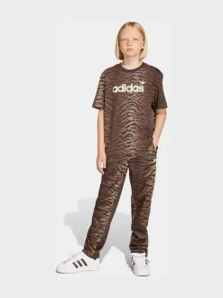 adidas Originals Brown Oversized Animal T-Shirt