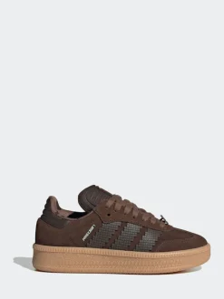 adidas Originals Brown Samba Xlg X Minecraft Shoes