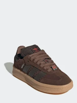 adidas Originals Brown Samba Xlg X Minecraft Shoes