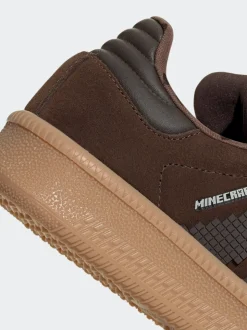 adidas Originals Brown Samba Xlg X Minecraft Shoes