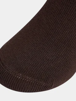 adidas Originals Dark Brown 3 Pack Ankle Socks
