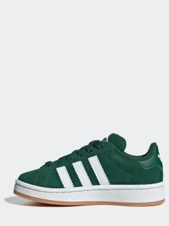 adidas Originals Dark Green Campus 00s Elastic Lace Kids Trainers