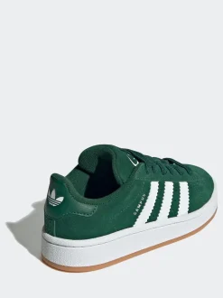 adidas Originals Dark Green Campus 00s Elastic Lace Kids Trainers