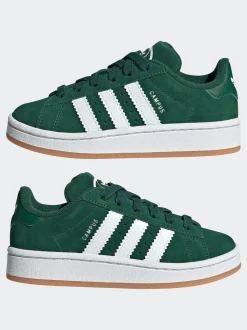 adidas Originals Dark Green Campus 00s Elastic Lace Kids Trainers