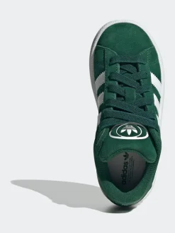adidas Originals Dark Green Campus 00s Elastic Lace Kids Trainers
