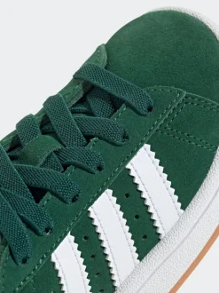 adidas Originals Dark Green Campus 00s Elastic Lace Kids Trainers