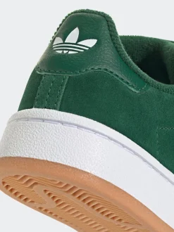 adidas Originals Dark Green Campus 00s Elastic Lace Kids Trainers