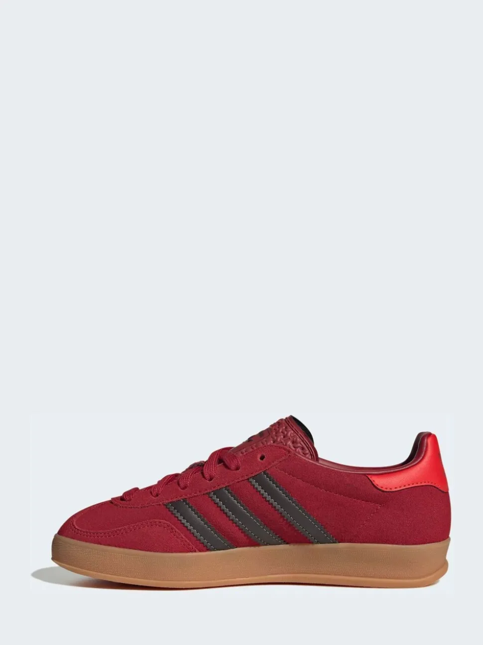 adidas Originals Dark Red Gazelle Indoor Junior Trainers