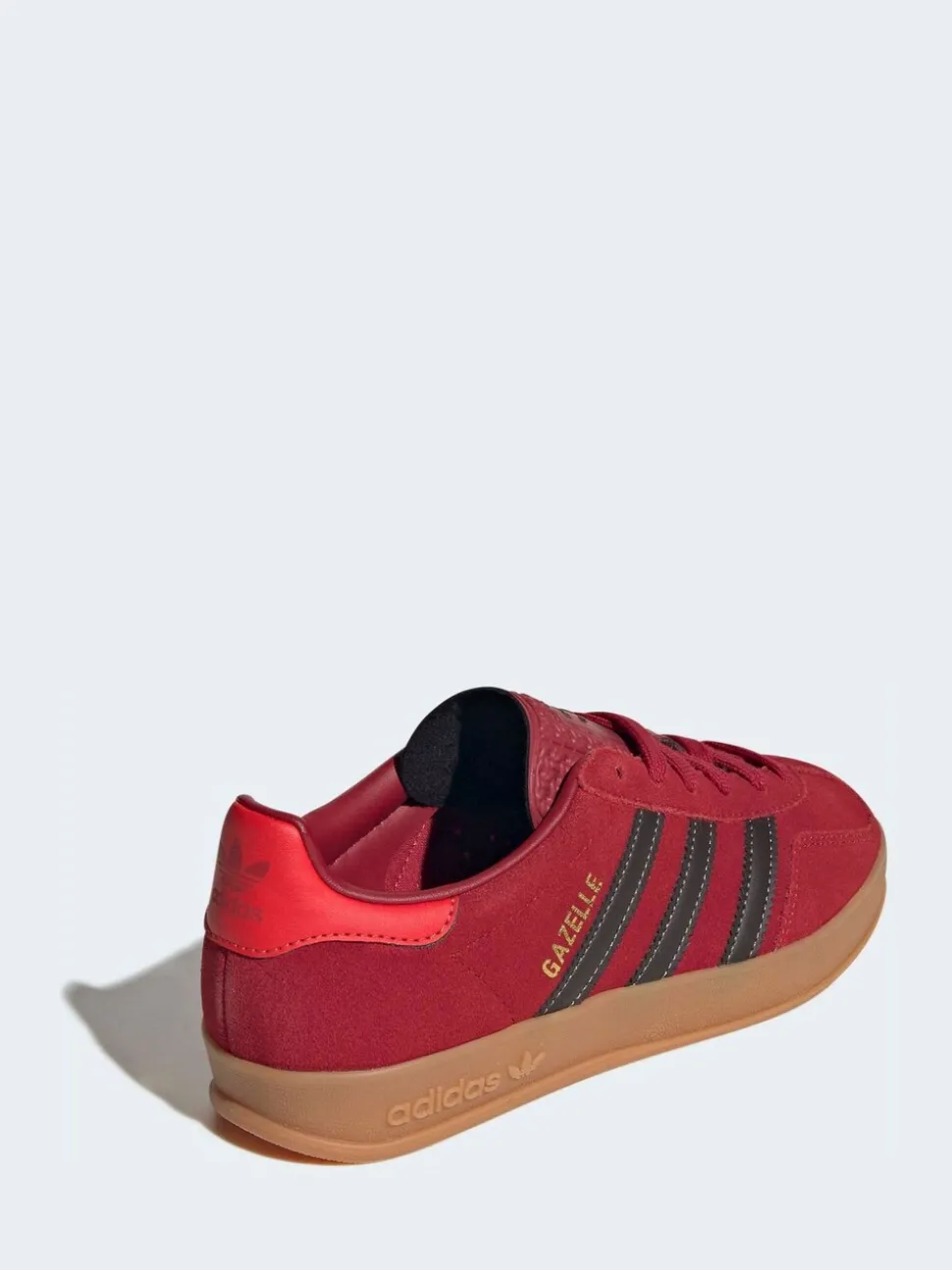 adidas Originals Dark Red Gazelle Indoor Junior Trainers