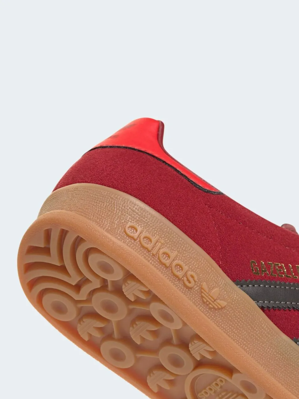 adidas Originals Dark Red Gazelle Indoor Junior Trainers