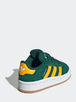 adidas Originals Green Campus 00s Comfort Closure Elastic Lace Infant Trainers