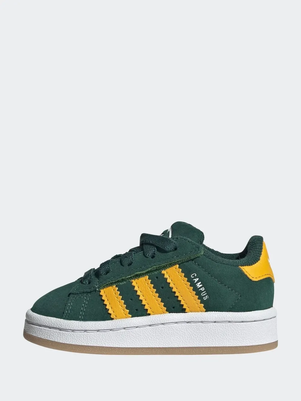 adidas Originals Green Campus 00s Comfort Closure Elastic Lace Infant Trainers