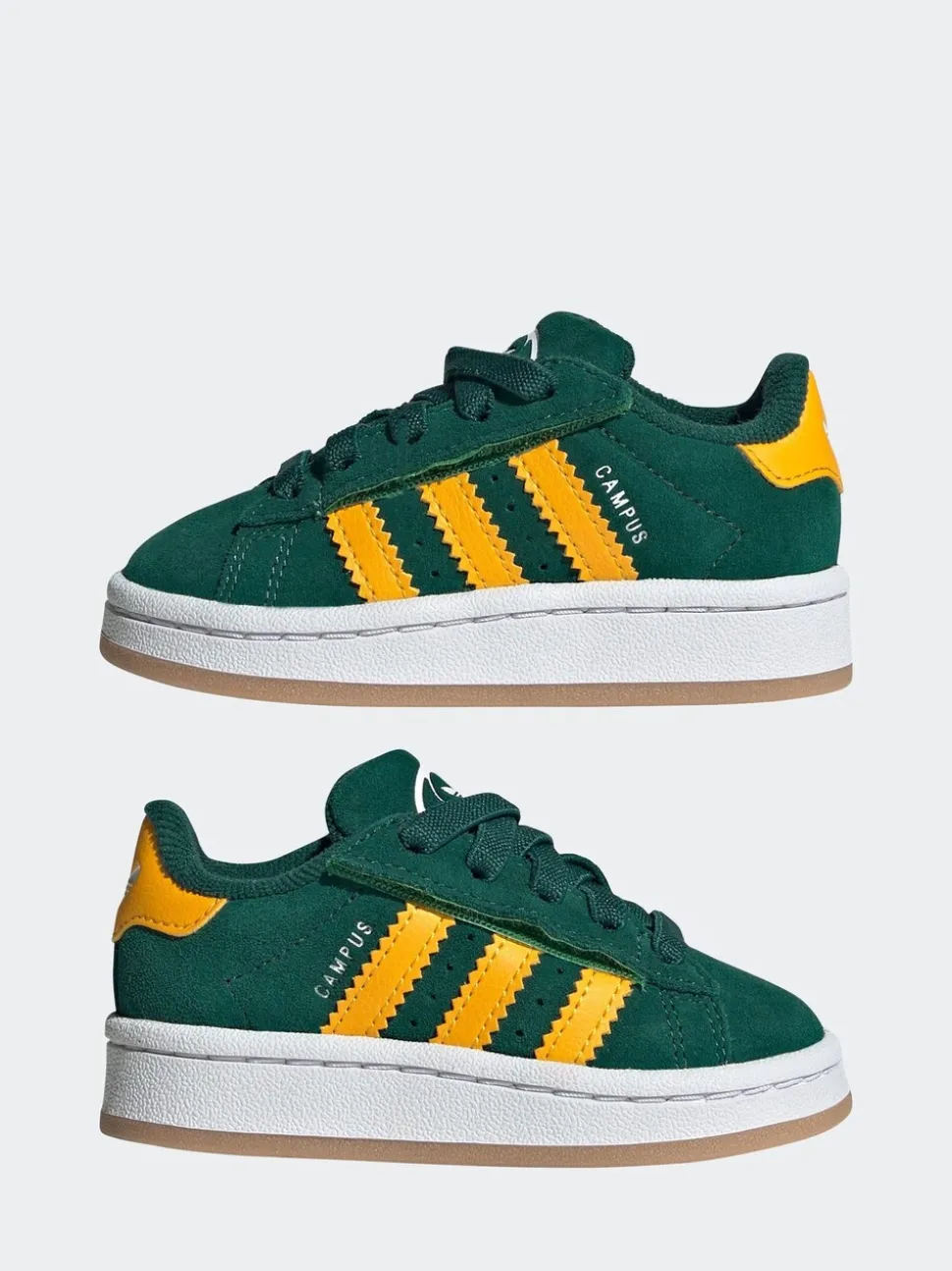 adidas Originals Green Campus 00s Comfort Closure Elastic Lace Infant Trainers