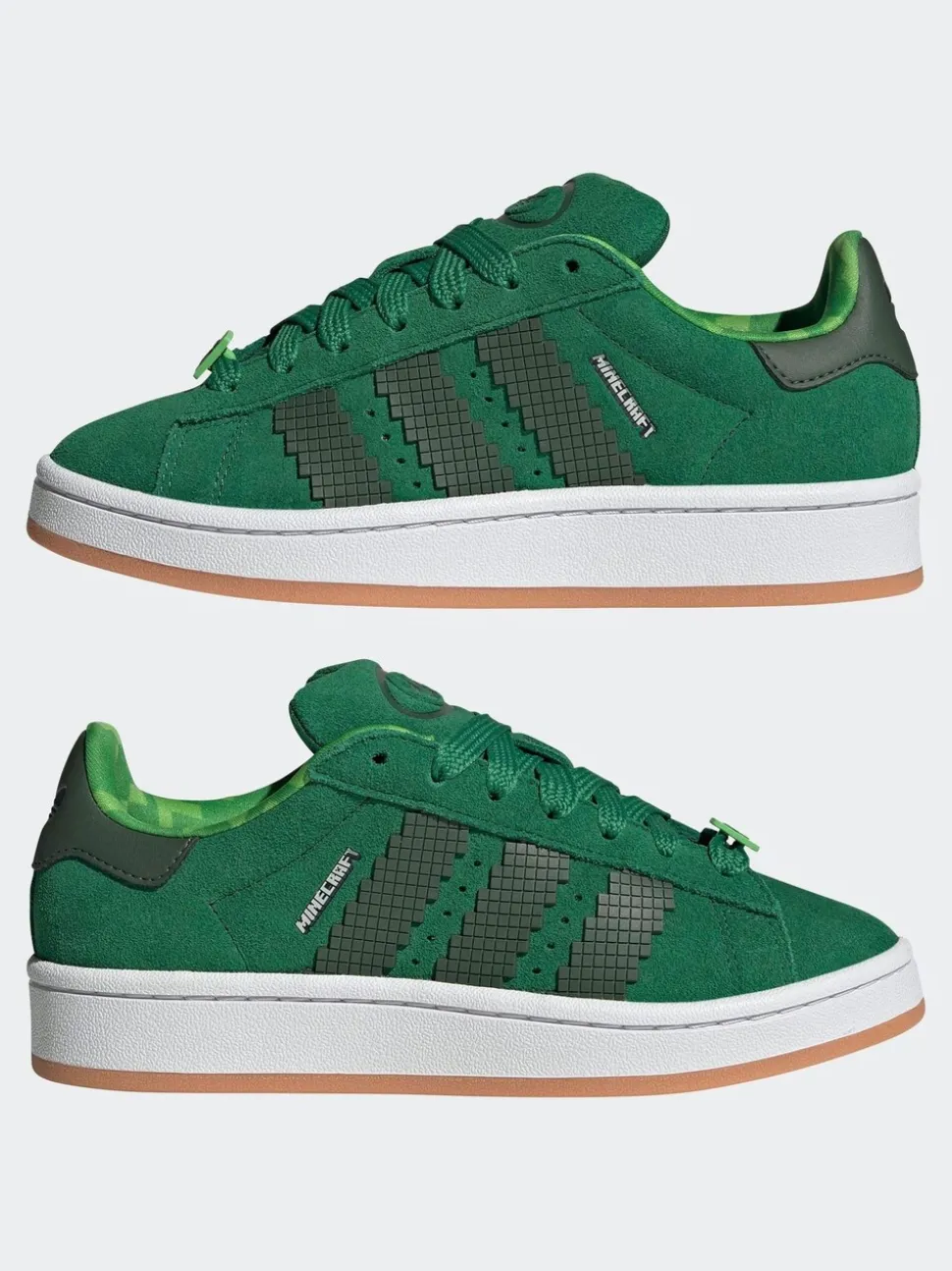 adidas Originals Green Campus 00S X Minecraft Shoes