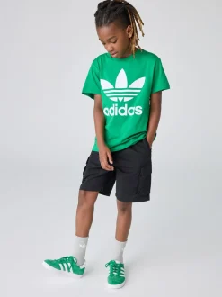 adidas Originals Green/White Junior Gazelle Trainers