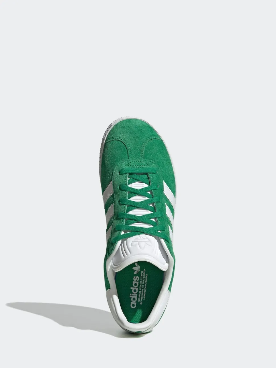 adidas Originals Green/White Junior Gazelle Trainers