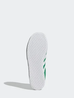 adidas Originals Green/White Junior Gazelle Trainers