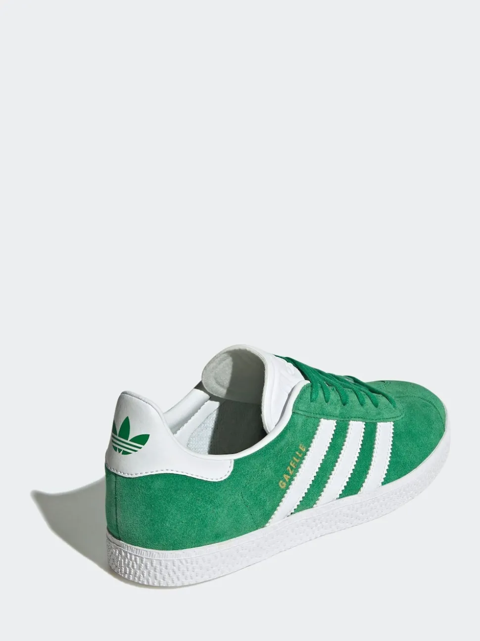 adidas Originals Green/White Junior Gazelle Trainers