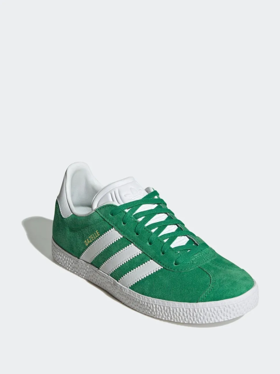 adidas Originals Green/White Junior Gazelle Trainers