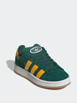 adidas Originals Green/Yellow Campus 00s Lace Junior Trainers