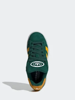 adidas Originals Green/Yellow Campus 00s Lace Junior Trainers