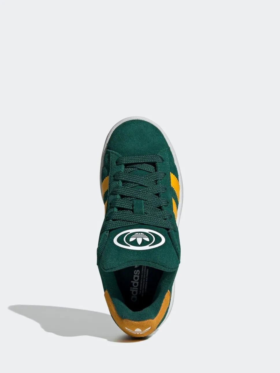 adidas Originals Green/Yellow Campus 00s Lace Junior Trainers