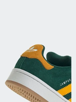 adidas Originals Green/Yellow Campus 00s Lace Junior Trainers