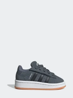 adidas Originals Grey Campus 00s Comfort Closure Elastic Lace Infant Trainers