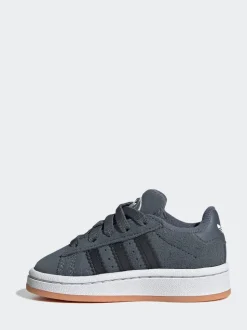 adidas Originals Grey Campus 00s Comfort Closure Elastic Lace Infant Trainers