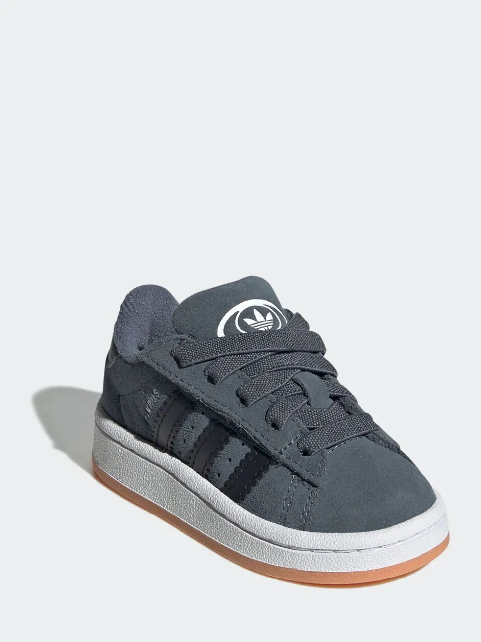 adidas Originals Grey Campus 00s Comfort Closure Elastic Lace Infant Trainers