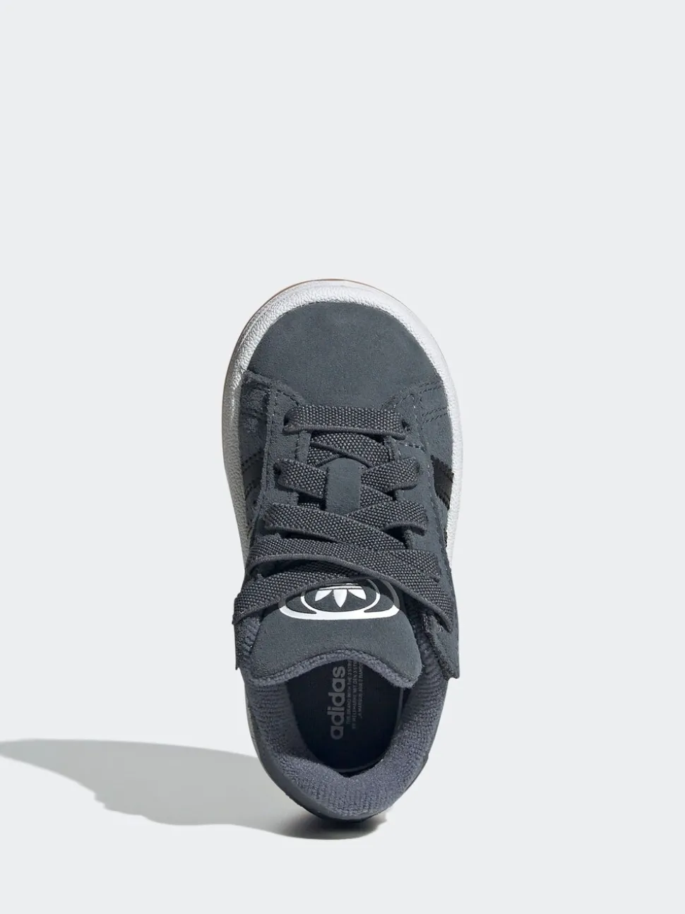 adidas Originals Grey Campus 00s Comfort Closure Elastic Lace Infant Trainers