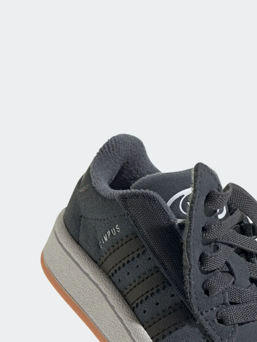 adidas Originals Grey Campus 00s Comfort Closure Elastic Lace Infant Trainers