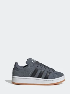 adidas Originals Grey Campus 00s Elastic Lace Kids Trainers
