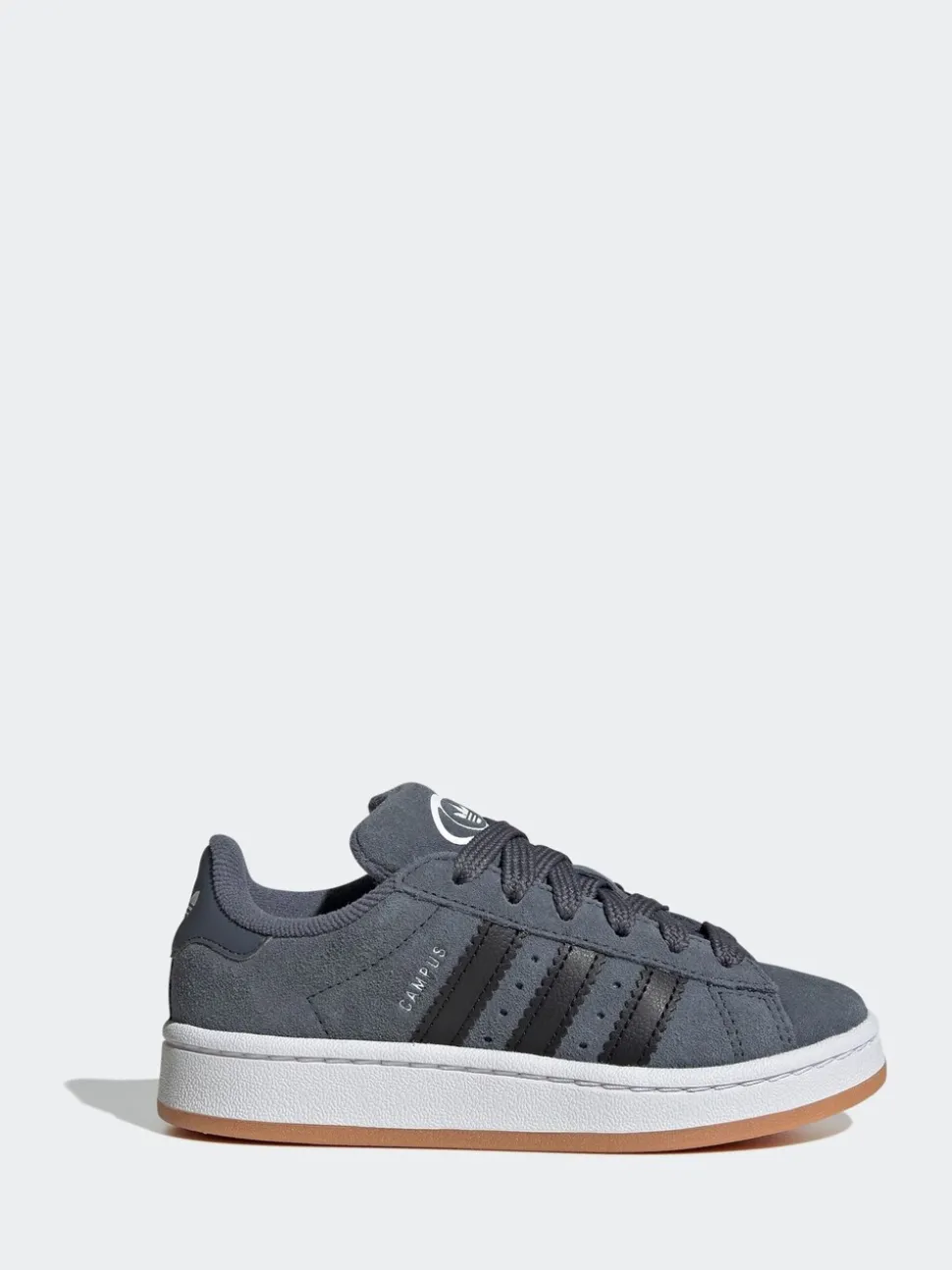 adidas Originals Grey Campus 00s Elastic Lace Kids Trainers