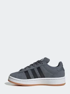 adidas Originals Grey Campus 00s Elastic Lace Kids Trainers