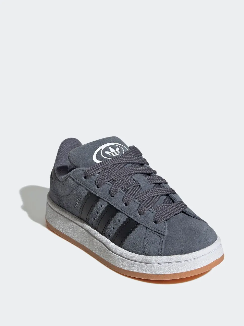 adidas Originals Grey Campus 00s Elastic Lace Kids Trainers