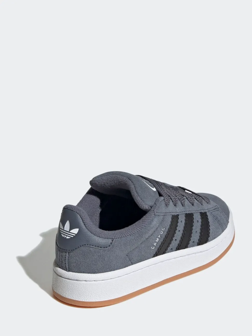 adidas Originals Grey Campus 00s Elastic Lace Kids Trainers
