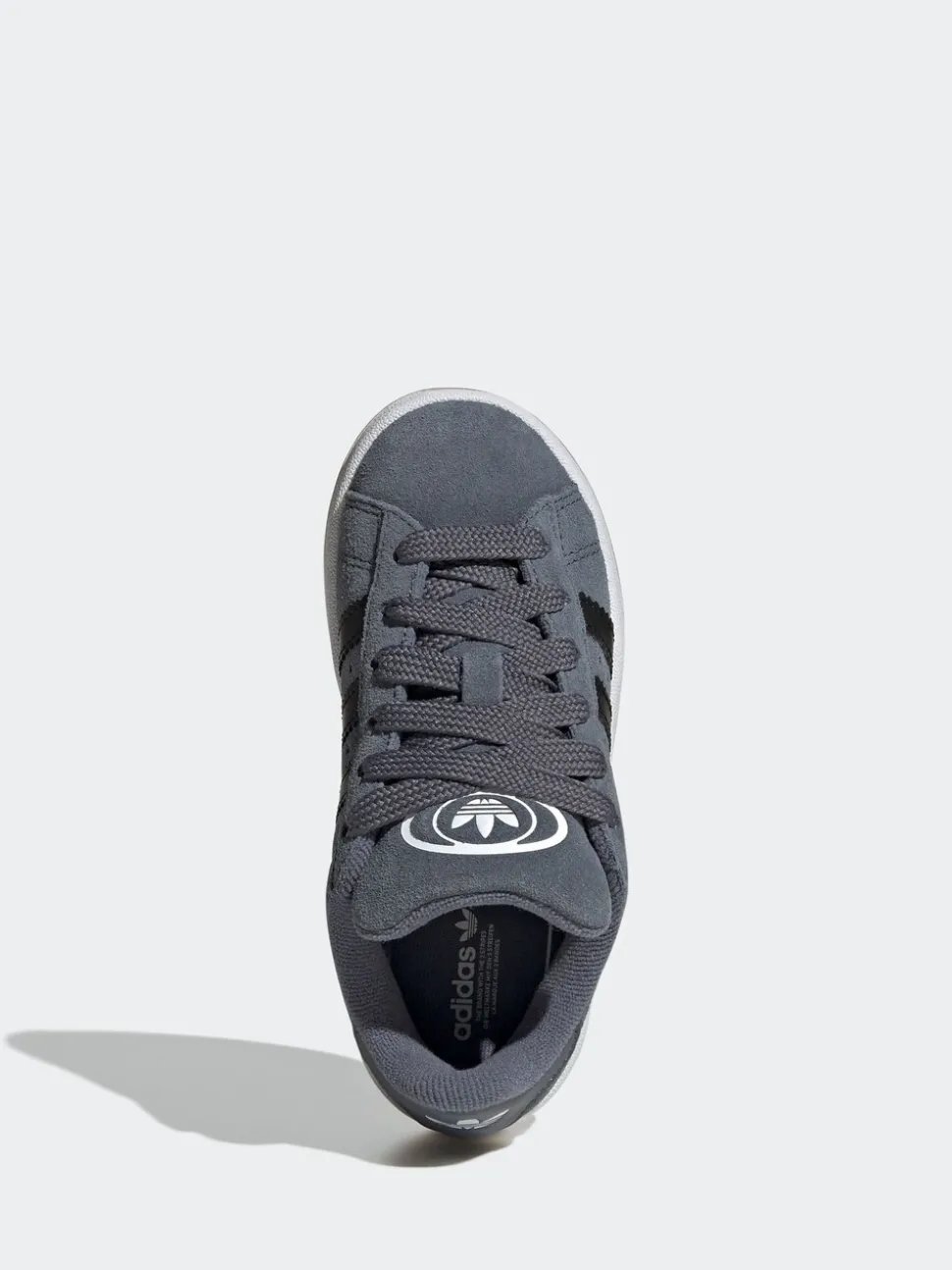 adidas Originals Grey Campus 00s Elastic Lace Kids Trainers