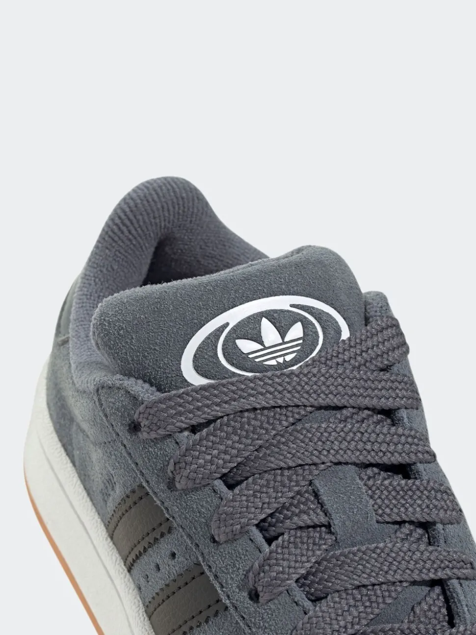 adidas Originals Grey Campus 00s Elastic Lace Kids Trainers