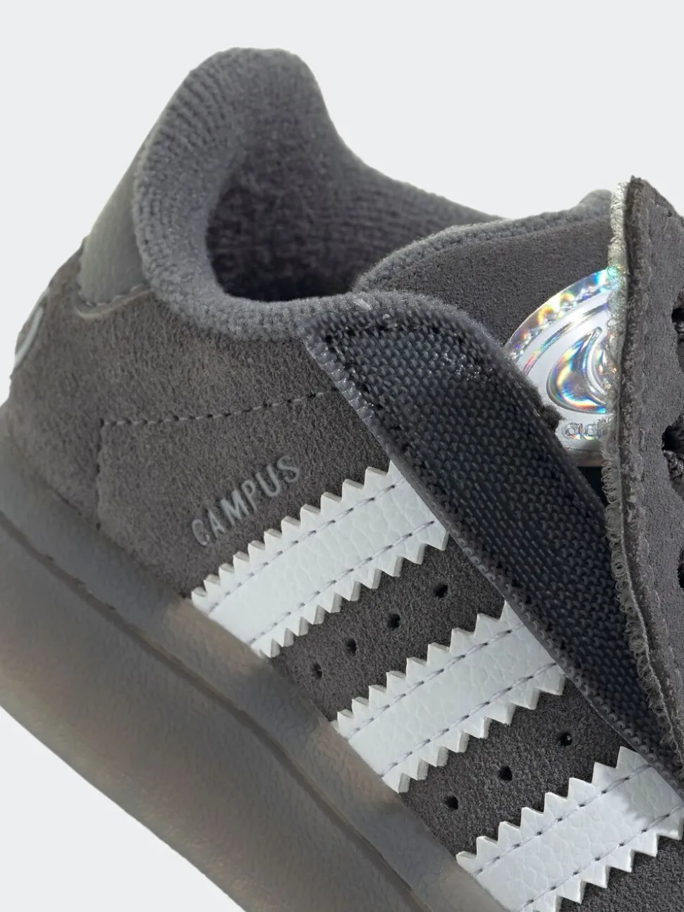 adidas Originals Grey Campus 00S Led Lights Comfort Closure Elastic Lace Shoes